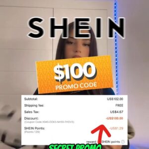 SHEIN $100 coupon